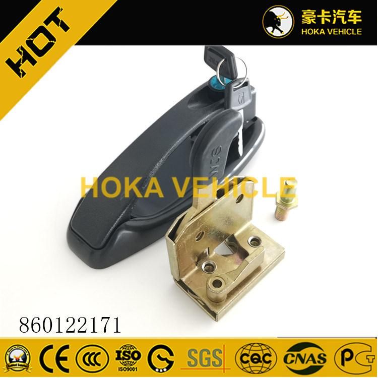 Original 25t Crane Spare Parts Cabin Door Lock with Handle 860122171 for Construction Machinery