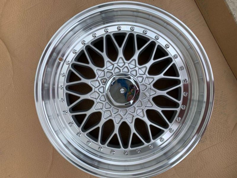 Factory Price Passenger Car Alloy Wheel for BBS Style Silver/Black/Golden Machine Face