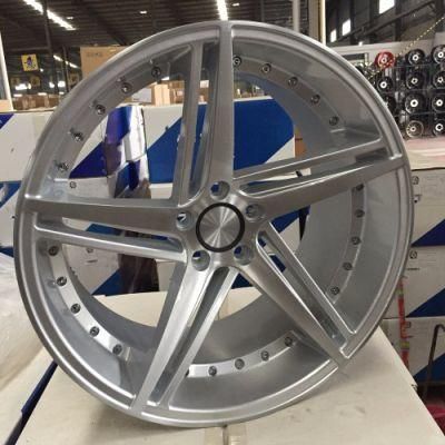 20 Inch 22inch Staggered 5 Lugs Spokes Conave Alloy Wheel Rim for Sale