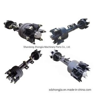 13t 16t Spoke Axle American/German Type Axle Semi Trailer Axle Rear Axle Spider Axle for Truck Parts and Semi Trailer Parts