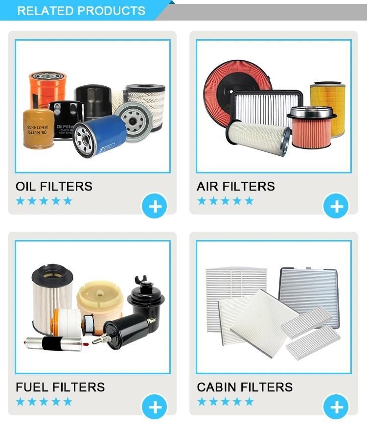 Manufacturer Lx823/13712246997 Air/Oil/Fuel/Cabin Auto Car Filters Car Accessories Genuine Filtro for BMW