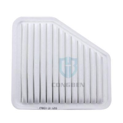 Types Auto Engine Parts Car HEPA Air Filter Replacement 17801-31120