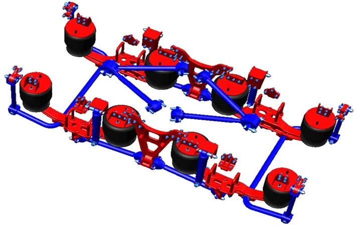 Truck Airmatic Trailer Air Spring Suspension System