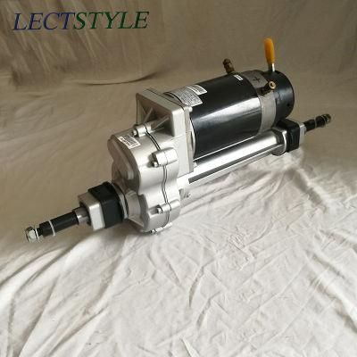 36V 1200W Electric Transaxle on Logistic Robotics &amp; Greenhouse Electric Trolley
