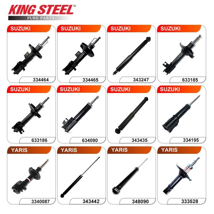 China Wholesale Auto Car Suspension Parts Front Rear Shock Absorbers for Toyota Corolla Yaris RAV4 Hilux Hyundai Suzuki Honda Nissan