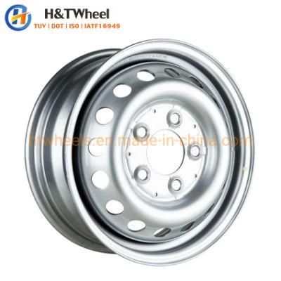 H&T Wheel 645f01 16 Inch16X5.0 PCD5X139.7 Steel Wheel for Passenger Car