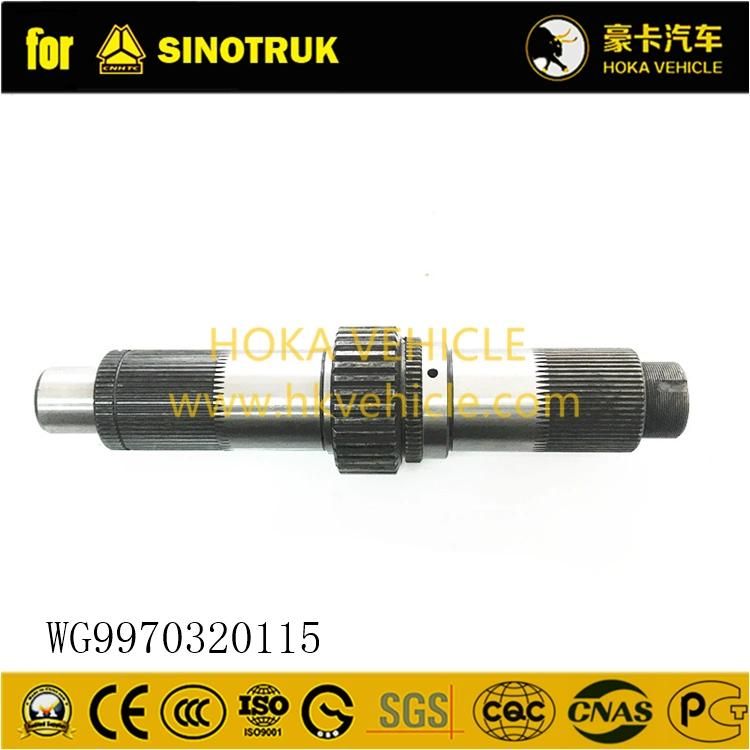 Original Sinotruk HOWO Truck Spare Parts Input Shaft Wg9970320115 for HOWO 70t Mining Dump Truck