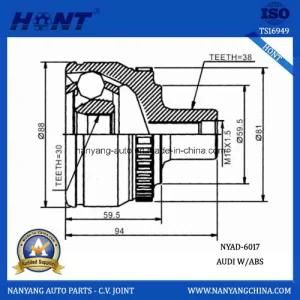 Constant Velocity Joint for Audi Without ABS