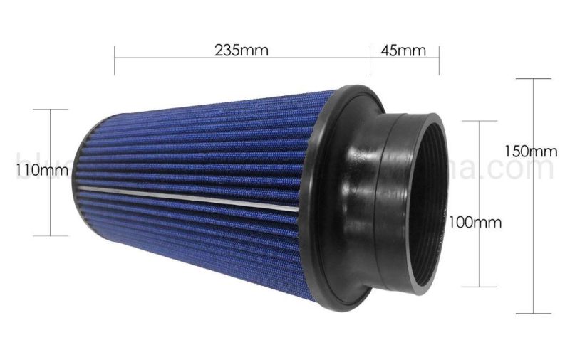 Customized Universal High Performance 4′ ′ 100mm Auto Car Air Intake Filters