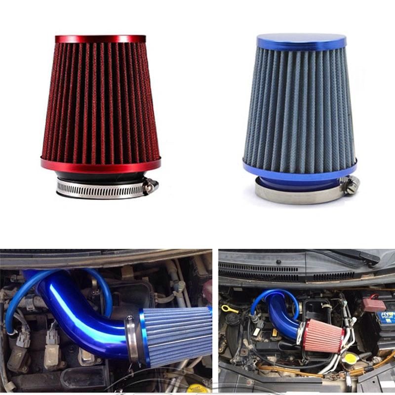 Universal 76mm 3inch High Flow Auto Air Filter Cleaner for Car