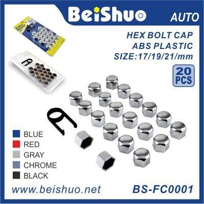 17mm Wheel Chrome Lug Nut Covers