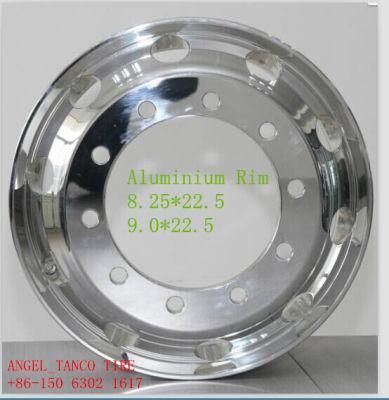 8.25X22.5 Aluminum Alloy Rims (Tire Size 295/75R22.5)