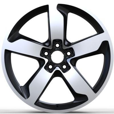 Machine Face Positive Alloy Wheel Rims for Car 19X8.0 5X112 Wheels for 2008 Volkswagen Golf City