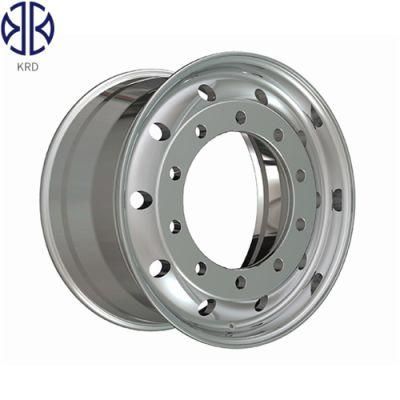 22.5 Inch 11.75 9.75X22.5 Forged Machined Single Two Sides Polished Trailer Bus Truck Alloy Aluminum Wheel Rim