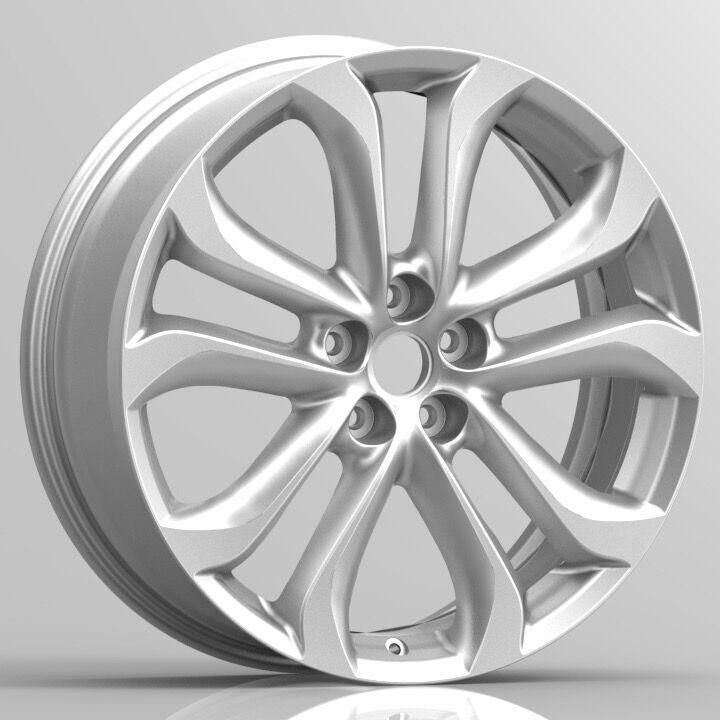 20X7.5 Gloss Silver Alloy Wheel Replica