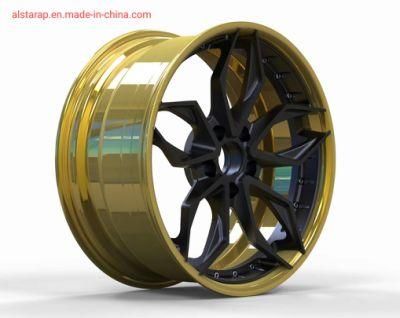 2 Piece Forged Deep Dish Alloys Rims