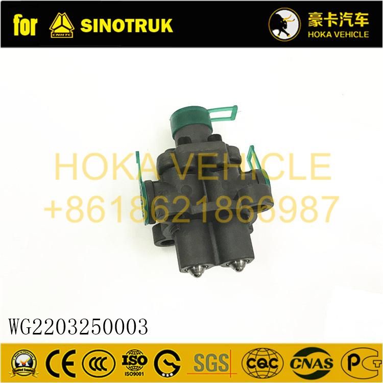 Original Sinotruk HOWO Truck Spare Parts Double H Valve Assembly Wg2203250003