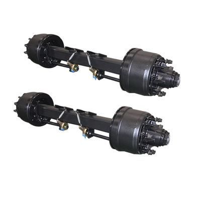 German Type 16t Assemble Truck Rear Steer Axles for Trailer 25 Ton American Type Axle Rear Steer Axle