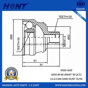 for Audi Bearing for C. V. Joint Auto Parts