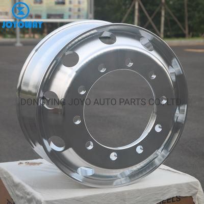 22.5X8.25 Forged Aluminum Alloy Wheels with Higher Strength, Suitable for Truck Wheel Alloy Rims