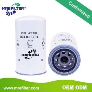 Truck Auto Parts Air Oil Lube Water Fuel Filter for Komatsu Diesel Engine 600-311-3750