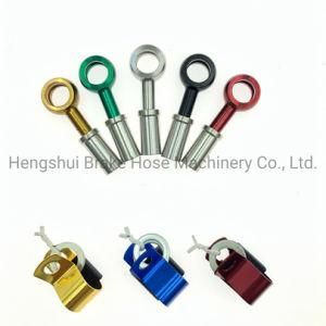 High Quality Best Sell Motorcycle or Car Parts Rouber Hose Brake Hose with Stainless Steel Fitting