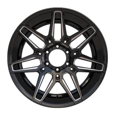 Alloy SUV Wheel 20X9 6X139.7 Matte Black Milled Spoke