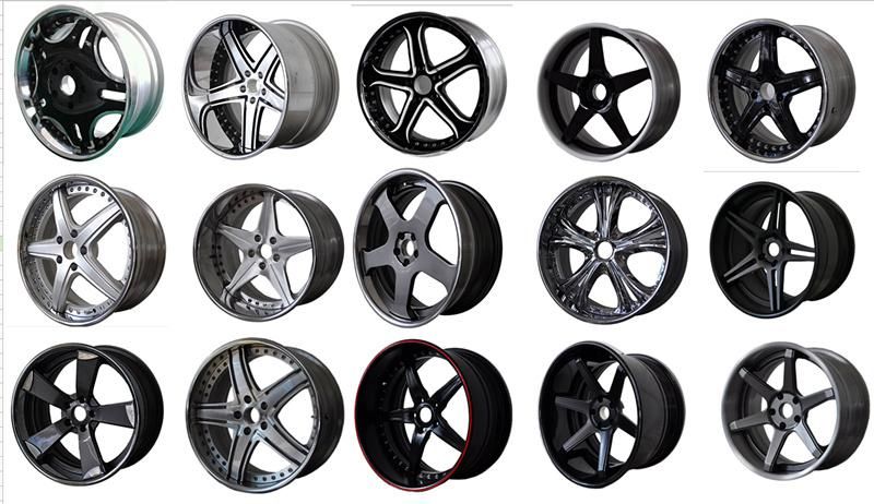5 Spoke 17inch High Quality Chrome Aluminum Alloy Wheel Rims for Cars