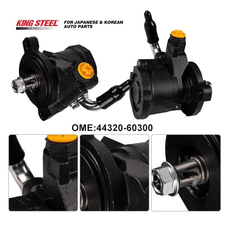 High Quality Car Steering System Autoparts Electric Hydraulic Power Steering Pump with Pulley for Hyundai Toyota Honda Nissan Mitsubishi Ford Mazda KIA