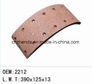 Algeria Market Heavy Duty Truck Brake Lining (2212)