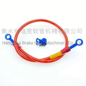 Hydraulic Best Sell Motorcycle or Car Parts Rouber Hose Brake Hose with Stainless Steel Fitting