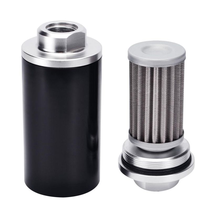 Performance Racing Aluminum An6 An8 An10 Fuel Filter with Bracket