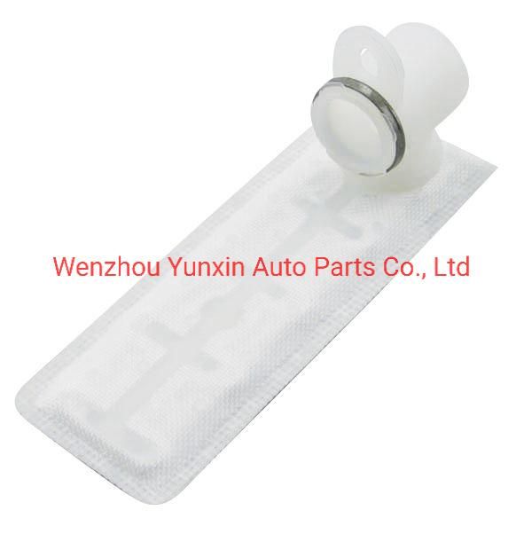 White Automobile Fuel Pump Filter Vehicle Fuel Pump Strainer 139*60mm