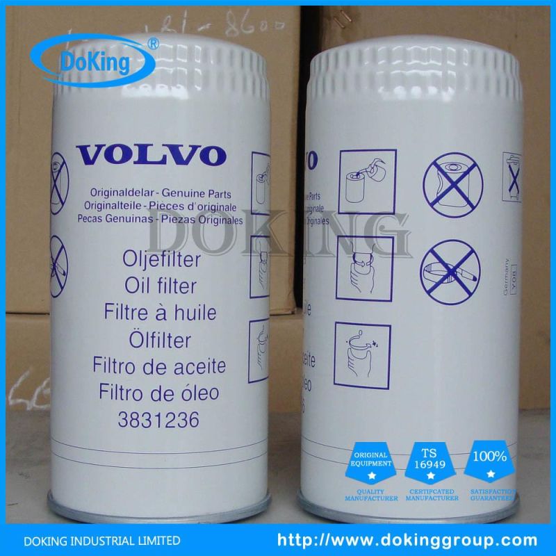 Engine Auto Parts Oil Filter 3831236 for Trucks