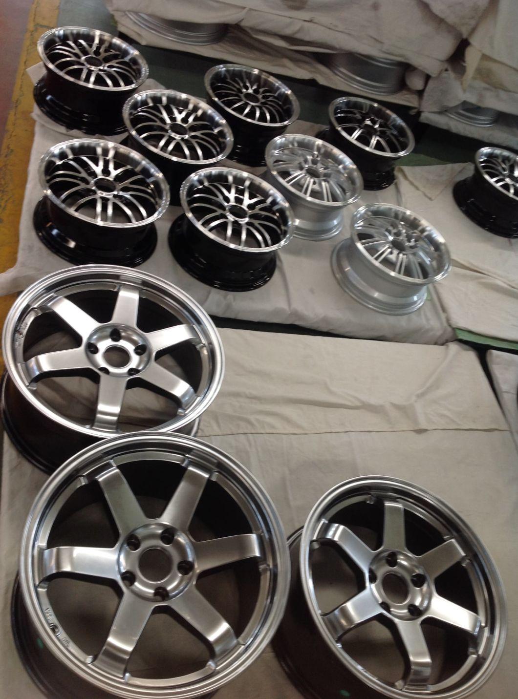 Multi Size Black Machine Face with Red Undercut Aftermarket Casting Alloy Car Rim