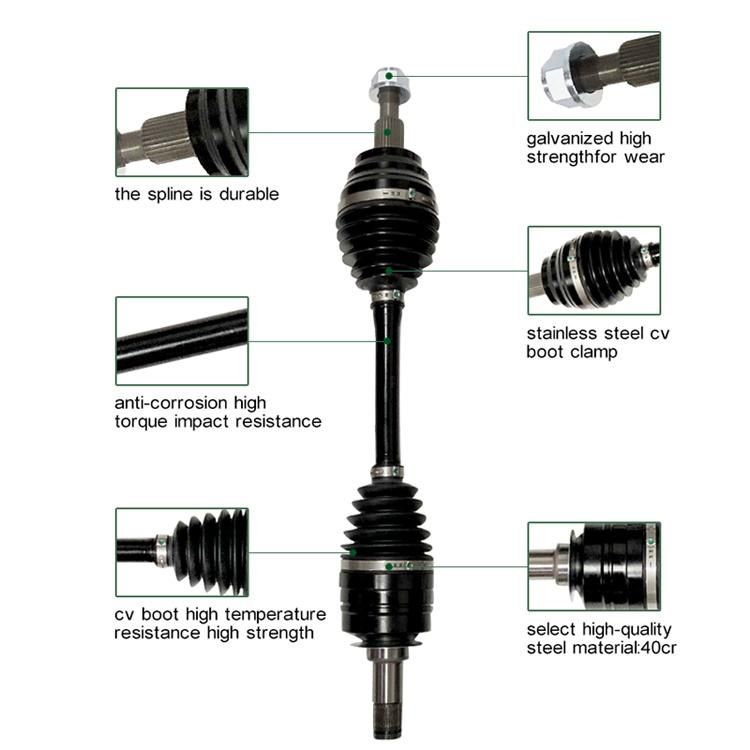 Auto Spare Parts Transmission System Right Drive Shaft 6qd407272 for VW Honda