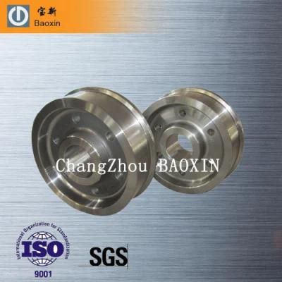 GS High Quality Forged Steel Double Flange Heavy Rail Wheel