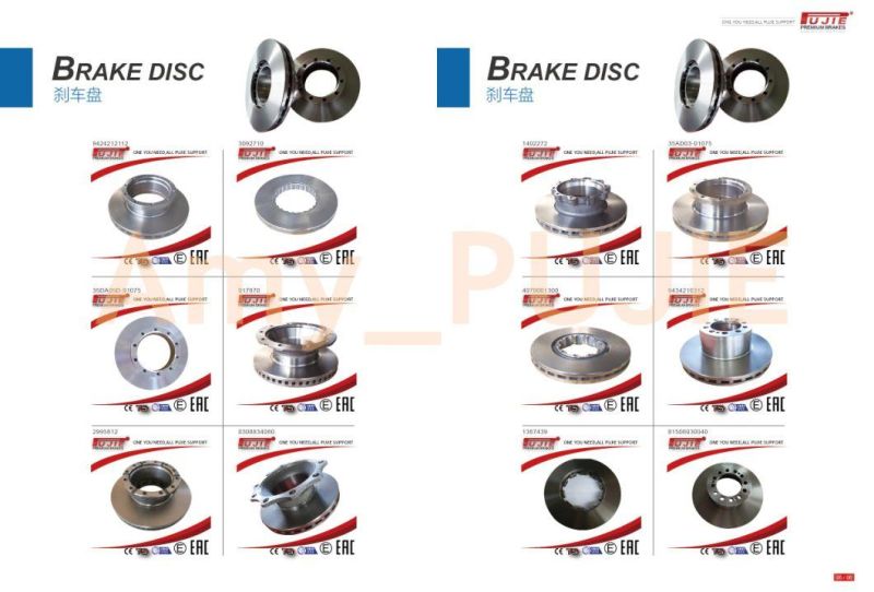 Euro Truck Brake Disc OEM 308835050 308835057 by China Manufacturer