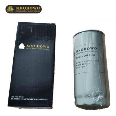 China Brand Sinohowo Truck Spare Parts Vg61000070005 Oil Filter