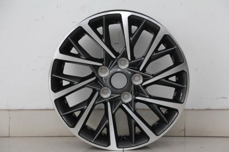 17inch Black Machined Face Alloy Wheel Replica