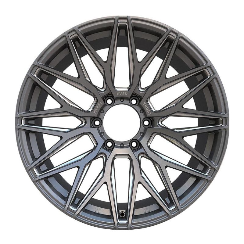 Alumnium Alloy SUV Rim 6X139.7 Matte Gunmetal Milled