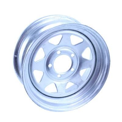 14*6 Inch Diameter Galvanised Steel Rim for Trailer Tyres /Light Truck Tyres