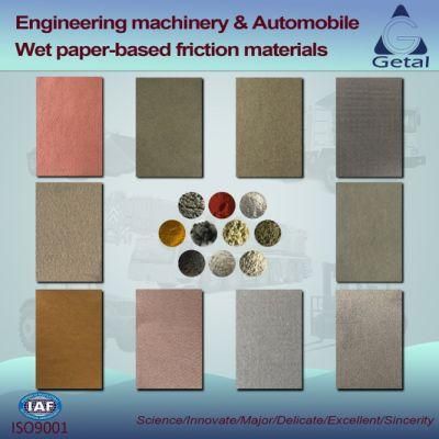 Engineering Machinery Automobile Wet Paper-Based Friction Materials