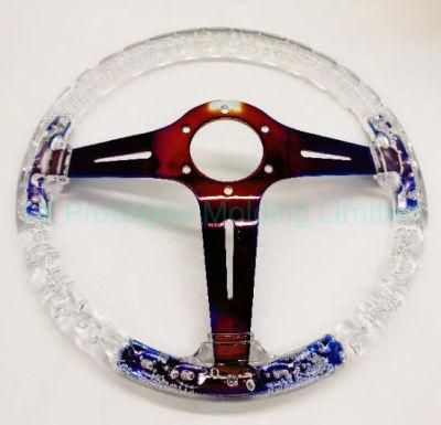 Custom Acrylic Transparent Racing/Car Steering Wheel Car Accessories