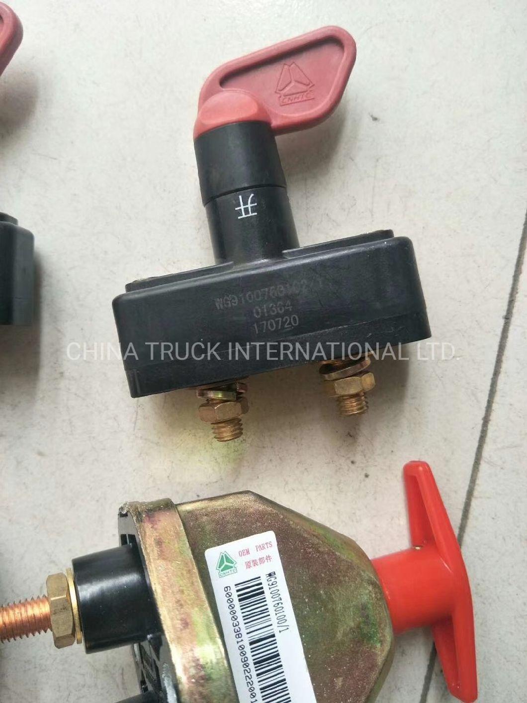 (Wg9100760100) Sinotruk HOWO Truck Electrical System Parts Power Switch