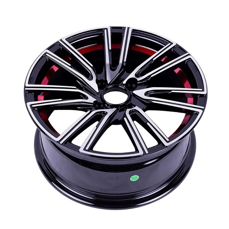 High Quality New Design 15X7.0 4/5X100 Under Cutting Red Alloy Wheel