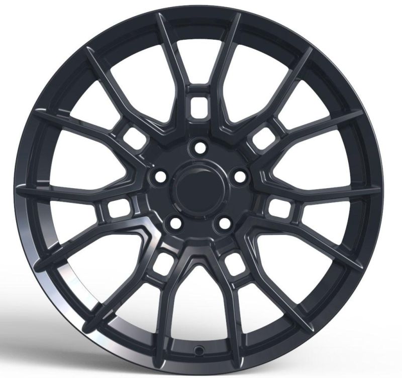 All Matt Black Alloy Wheel Replica