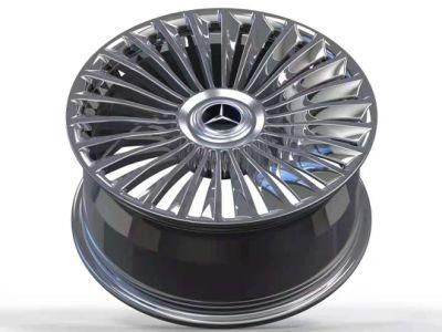 18-28 Inch Customized Forged Aluminum Alloy Wheels 1 Piece Black Machined for Passenger Car