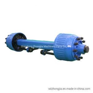 12t 14t 16t 18t BPW Axle Germany Type Axle Rear Axle for Semi Trailer Vehicle Part and Truck Part