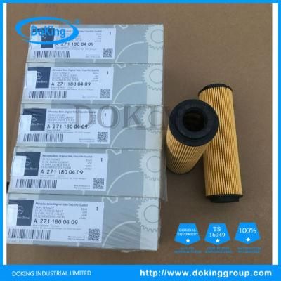 Made in China New Type Paper Oil Filter Car Oil Strainer A271 180 04 09 for Germany